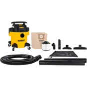 DeWalt 20L SUHO/MOKRO VACCUM ČISTILO Z ELEKTRIČNO VTIČNICO AT-DXV20PTA, 1050W, HEPA FILTER, RUMENO/ČRNO
