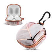 Cadorabo Primer Cadorabo, združljiv s Samsung Galaxy Buds Pro/Live/Buds 2 - Design Pink Marmor - Tragbare IMD Kopfhornor Schutzhoľlle Case, (20621975)
