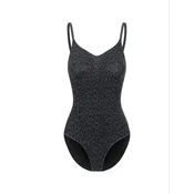 cfab Oblikovanje postave Bodysuit Sculpting Shapewear mit Slip črn denim