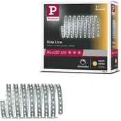 Paulmann MaxLED 500 LED trak 2,5m, 17,5W, toplo bela (2700K), srebrn