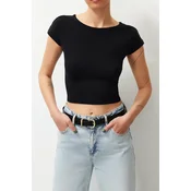 Trendyol Milla Ženska majica Tedss24Ts00017, Crna