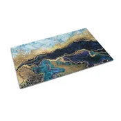 tulup.si Predpražnik s potiskom Modri marmor 90x60 cm