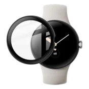 Infostyle Zaščitno steklo s črno obrobo za Google Pixel Watch 2 (41 mm)