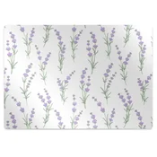 Decormat Podloga za zaščito tal Lavender flowers 120x90 cm 15 cm