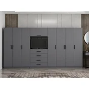 Hanah Home Garderober Minar Kale-7831, 405x210x52 cm, Antracit