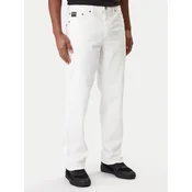 Versace Jeans Couture Jeans hlače 80GAB5RE CEWCA Bela Straight Fit