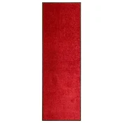 Vidaxl Pralni predpražnik rdeč 60x180 cm