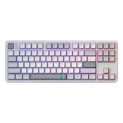 DARK PROJECT Mehanicka gaming tastatura ALU Daylight, Belo-Svetlosiva