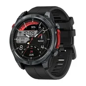Zeblaze Stratos 4 pametni sat s AMOLED zaslonom, GPS-om i Bluetooth pozivima, crni