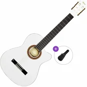 Valencia VC104TC Basic SET 4/4 White Klasicna gitara