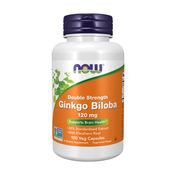 Ginkgo Biloba Double Strength NOW, 120 mg (100 kapsula)