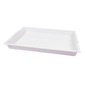 PlayBox: Plastični beli pladenj z ročaji 41x31cm