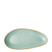 Ovalni krožnik Sand tyrkysový 36 cm – Gaya - 451961