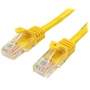 StarTech.com 45PAT50CMYL kabel za umrežavanje Žuto 0,5 m Cat5e U/UTP (UTP)