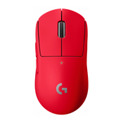 Logitech G PRO X SUPERLIGHT bežični gaming miš crveni (910-006785)