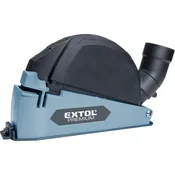 EXTOL pokrov/adapter za odsesavanje prahu za rezanje s kotnim brusilnikom, premer 115/125 mm 8807026