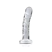 Icicles No. 62 – stakleni dildo, 18 cm