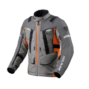 Motoristična jakna Revit Sand 4 H2O sivo-oranžna