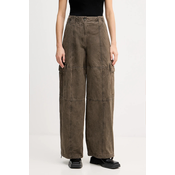 Bombažne hlače Kenzo Dyed Canvas Cargo Pants