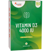Essentials Vitamin D3 4000 IU, visoka doza - veganski, 180 kapsula