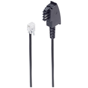 Shiverpeaks Shiverpeaks DSL priključni kabel [1x moški konektor TAE-F - 1x RJ11 vtič 6p2c] 3 m črna, (20411380)