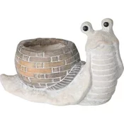 ProGarden ProGarden KO-095752260 Keramični cvetlični lonec okrasni POLŽEK 26 cm