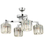 Opviq Luster AV-65229-4K, 40 cm, Srebrne boje