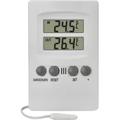 TFA TFA Dostmann notranji/zunanj. digitalni termometer, 30.1024, vodoodporna sonda, alarm, bel