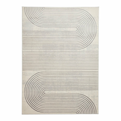 Svetlo siva/kremno bela preproga 80x150 cm Apollo – Think Rugs