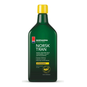 BIOPHARMA PRODUSERT I NORGE Norveško Omega 3 ulje za decu, trudnice i dojilje sa ukusom limuna 500 ml 107389