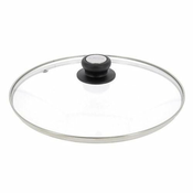 de Buyer STEKLENI POKLOPEC Z BAKELITOM/ST.STEEL KNOB.O 20/V PREHRANJU DO 22, STEKLENI POKLOPNIK Z BAKELITOM/ST.STEEL KNOB.O 20/V PREHOD DO 220 °