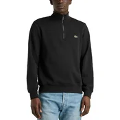 Lacoste Sweatshirt Classic Fit col montant zippé Črna