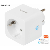 Blow pametna WiFi utičnica, 3600W, 16A, aplikacija, Android + iOS, bijela