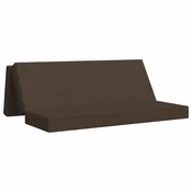 Vidaxl Zložljiv kavč postelja 200 x 67 x 45 cm Taupe