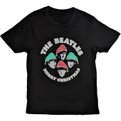 The Beatles Christmas Hats Majica s kratkimi rokavi Black 2XL