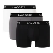 Kratke hlače Lacoste Microfiber Trunks 3-Pack Black/Lead Grey-White XL