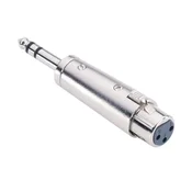 Adapter Jack stereo moški 6.3mm XLR ženski