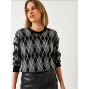 Bianco Lucci Pulover Pullover črna