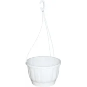 Plastični viseči cvetlični lonček S STOJALOM Bel 22 cm