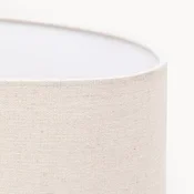 Kare namizna svetilka Beo, oranžna, bombaž, višina 50 cm, E27 - Dnevna soba/jedilnica - Skandinavski - bela, oranžna - Tkanine/tekstil