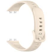 Silikonski pas Techsuit W082 za Huawei Band 11/Band 11 Pro - bež