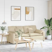 Modularna sofa s jastucima krem boje