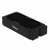 Barrow Dabel-60d Radiator 240 mm - črn