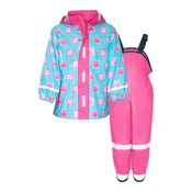 PLAYSHOES Funkcionalna obleka Eulen svetlo modra/roza/roza/bela