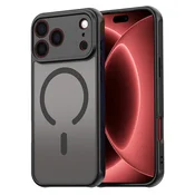 Hibridni ovitek HaloFrost II MagSafe za iPhone 17 Pro Max/18 Pro Max - black