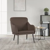 Vidaxl Fotelj rjav 63x76x80 cm umetno usnje