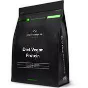 THE PROTEIN WORKS Diet Vegan Protein 1000 g cokoladni silk