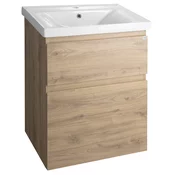 ALTAIR Vanity Unit 57x72,5x45cm, hrast emporio - Rjava - 57x72,5x44,8 cm - Aqualine - ALTAIR - 24 - MDF/laminat - 570 - 725 - 448 - 14