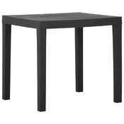 Vidaxl Vrtna miza 79x65x72 cm plastika