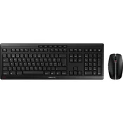 CHERRY Stream Desktop Recharge tipkovnica Miš priložen Univerzalno RF bežični QWERTZ Švicarski Crno